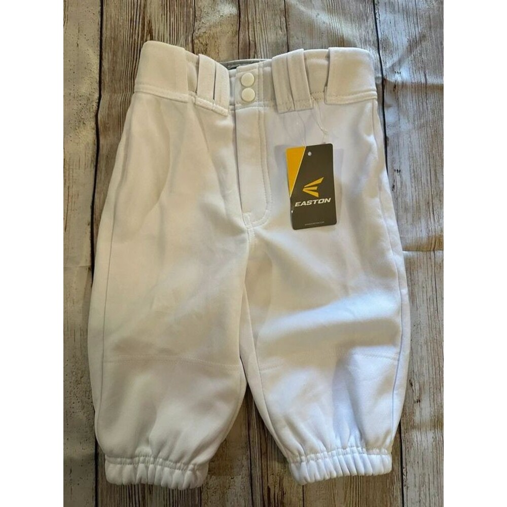 NWT Easton Pro+ Knicker Youth Baseball Pants White YS
